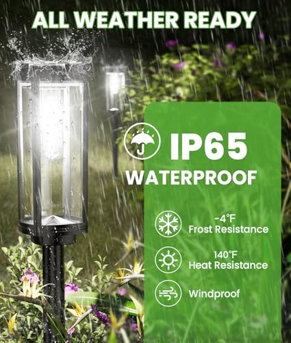 Bright Solar Pathway Lights (4 Count)