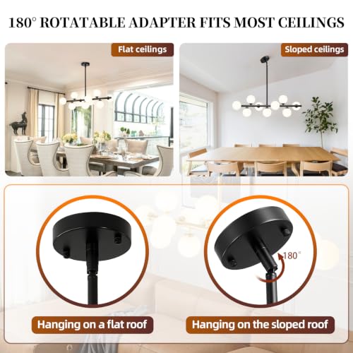 Mid Century Modern Sputnik Chandeliers