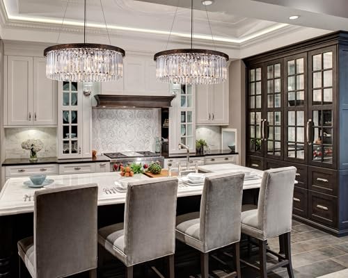 Crystal Chandelier for Dining Room Vintage Ceiling Lighting Fixture