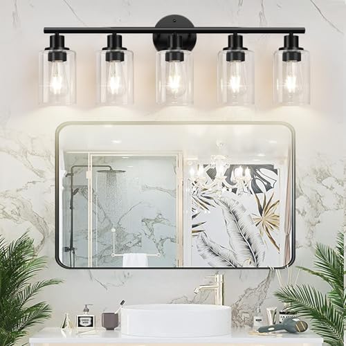 5 Light Bathroom Light Fixtures (5 Count)