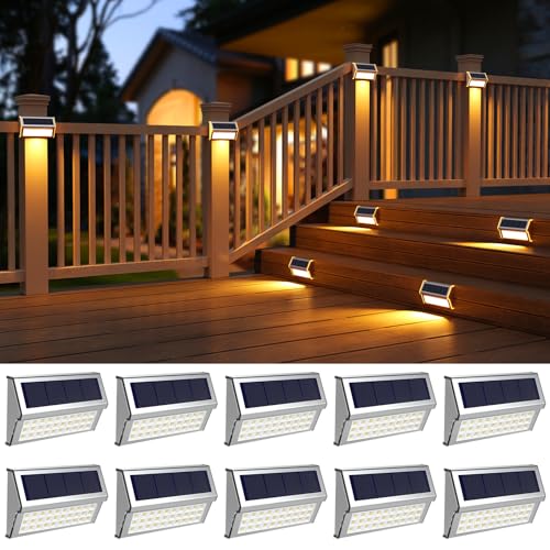 Solar Deck Lights (10 Count)