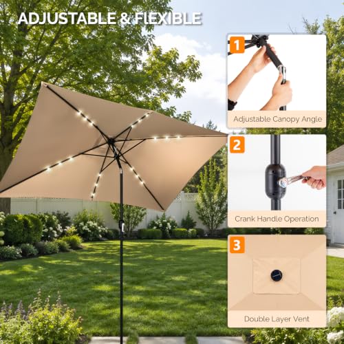 Patio Umbrella with Lights