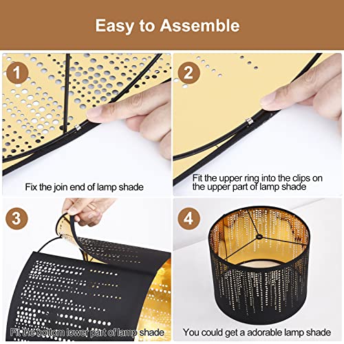 Black Lampshades Set of 2 (2 Count)
