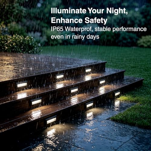 LED Step Stair Lights 110V (6 Count)