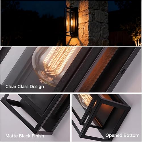 4 Pack 18inch Outdoor Wall Light Fixtures (4 Count)
