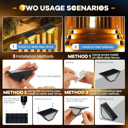 Solar Step Lights for Outside
