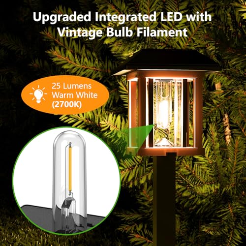 Solar Pathway Lights Outdoor 4 Pack (4 Count)