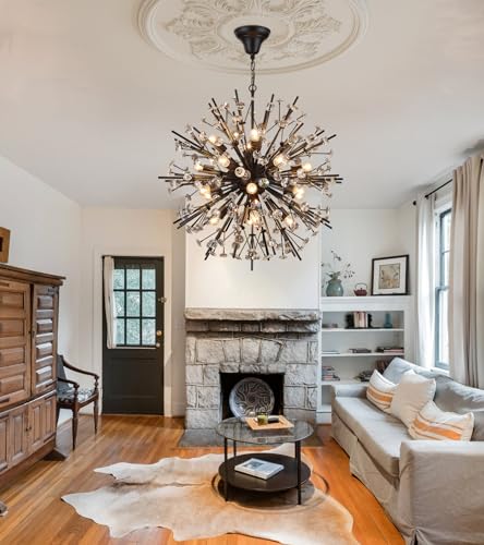 Black Crystal Chandelier