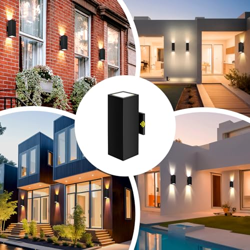 2 Pack Exterior Wall Light Fixtures (2 Count)