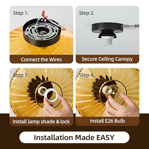 Glass Semi Flush Ceiling Lights