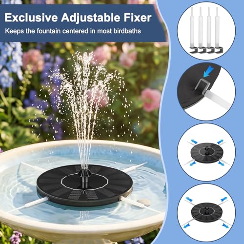 Solar Bird Bath Fountains