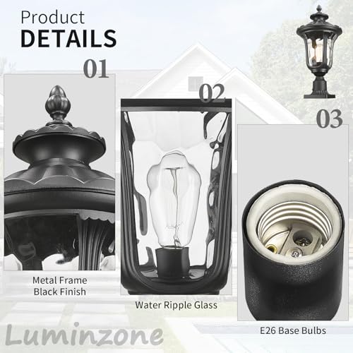 Outdoor Post Lights Fixtures Lamp Post Light