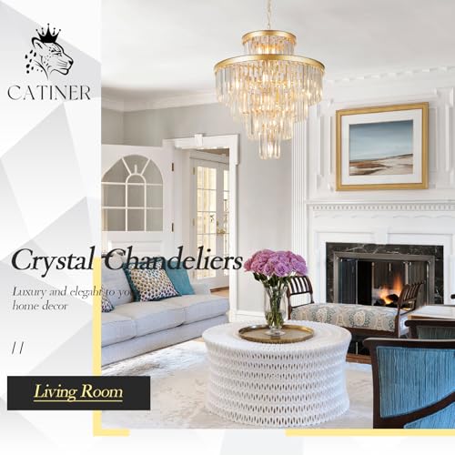 24" Modern Crystal Chandeliers (15 Count)