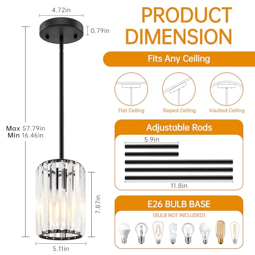 Black Pendant Light