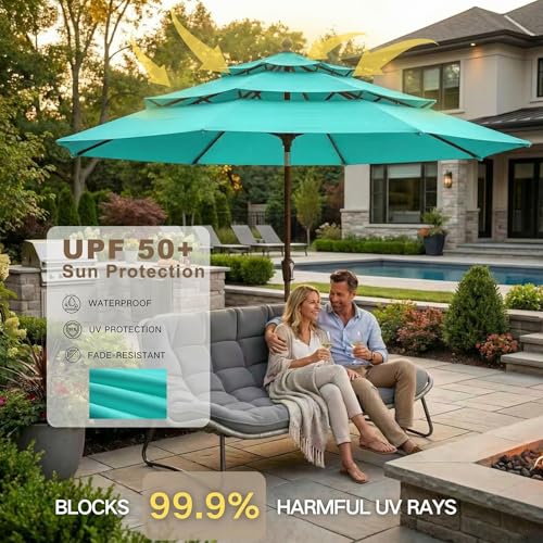 10ft 3 Tier Patio Umbrella