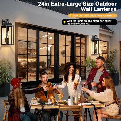 Dusk to Dawn Exterior Lighting Fixtures (2 Count)