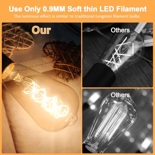 E26 LED Bulb 4W Equivalent 40 watt (4 Count)