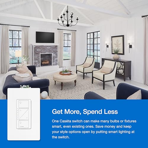 Caseta 3 Way Smart Dimmer Kit; LED Dimmer