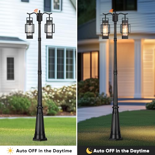 Dusk to Dawn Outdoor Lamp Post Light 2