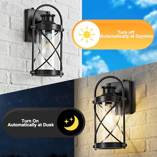 Dusk to Dawn Outdoor Wall Lights Fixtures