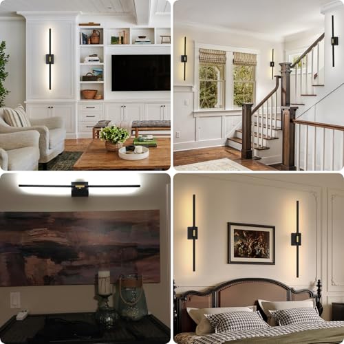 Battery Operated Wall Sconces Set of 2 (2 Count)