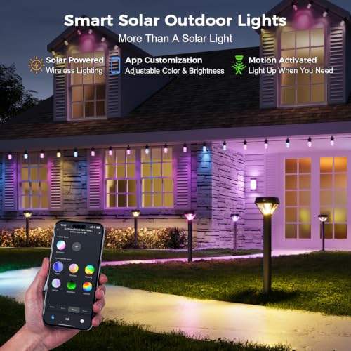 Smart Solar Lights Outdoor