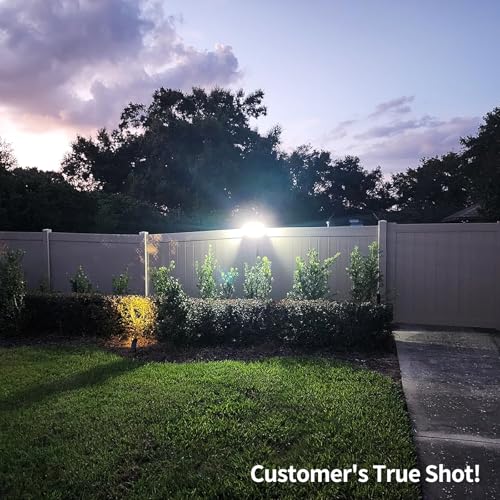 Solar Flood Lights Outdoor Waterproof 1200LM Dual Motion Sensor