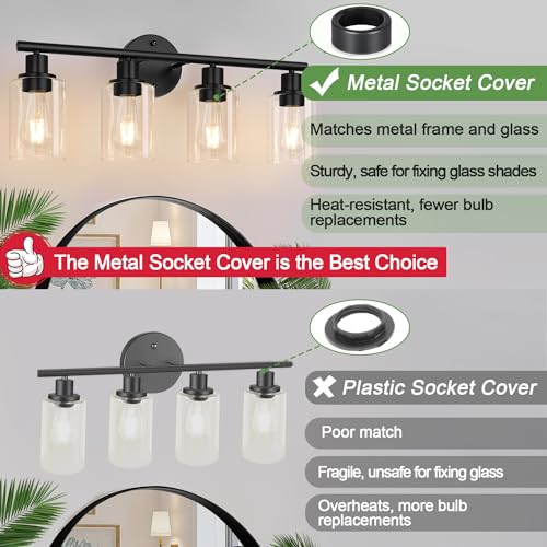 4 Light Bathroom Light Fixtures