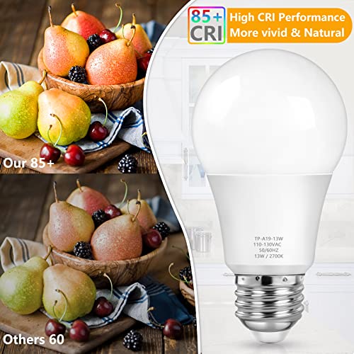 A19 LED Light Bulbs (4 Count)