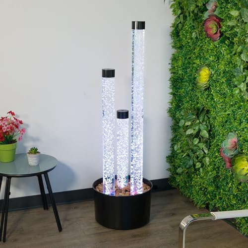MLT166BK 54" 3 Tier Acrylic Bubble Fountain with Remote Control and 16