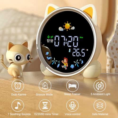 Kids Alarm Clock Night Light