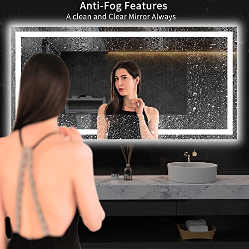 72"X36" LED Bathroom Mirror with Lights