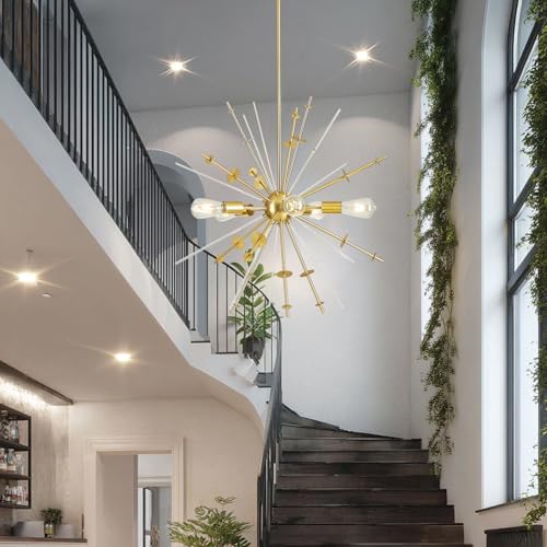 Gold Sputnik Chandelier