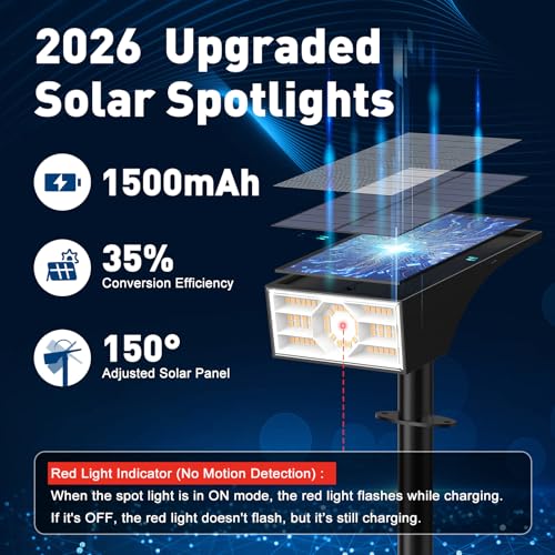 Solar Spot Lights Outdoor (10 Count)