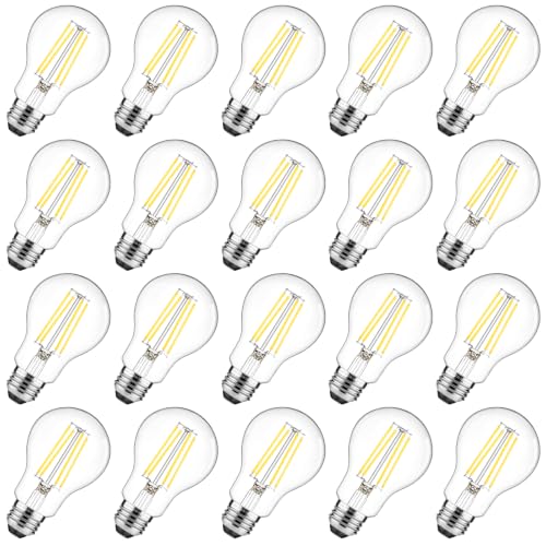 Vintage LED Edison Bulbs Dimmable 60W Equivalent High Brightness (20 Count)