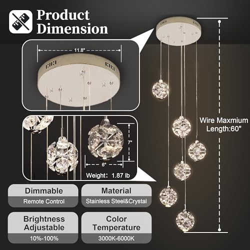 Long Chandeliers for High Ceilings (127 Count)