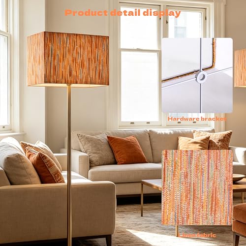 Large Rectangle Lamp Shades Set of 2 (2 Count)
