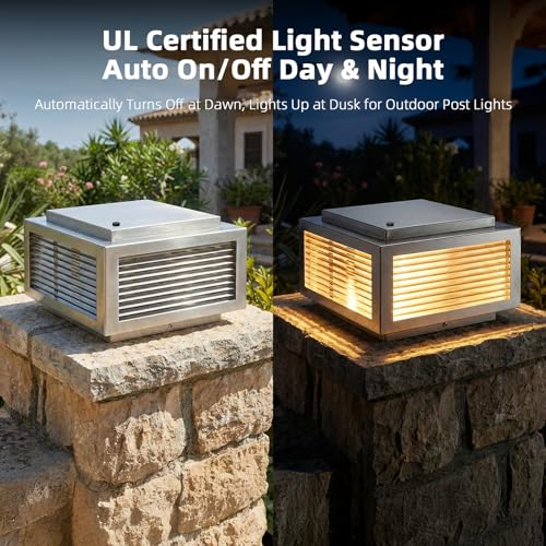 304 Brushed Stainless Steel Pillar Light
