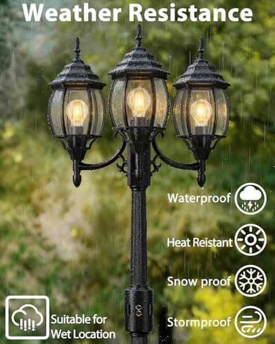 Motion Sensor Outdoor Post Lights