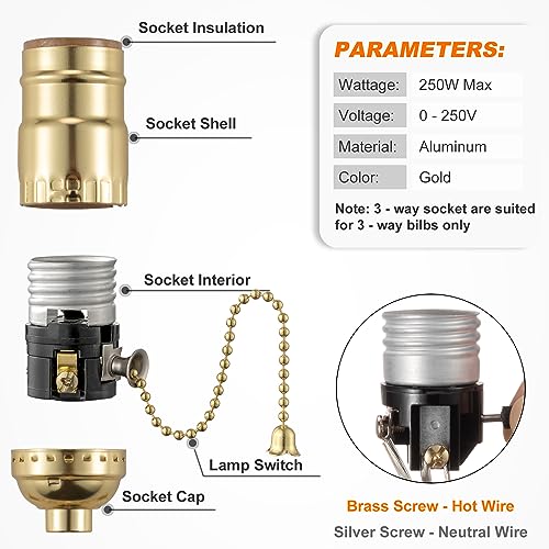 Lamp Socket with Pull Chain