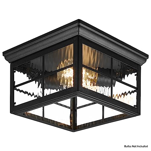 Outdoor Flush Mount Ceiling Light Fixture