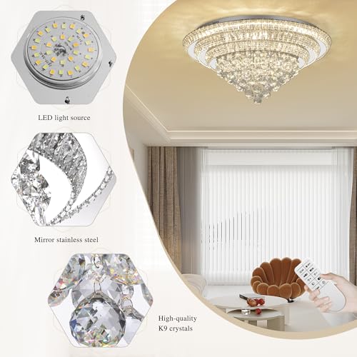 30" Crystal Chandeliers