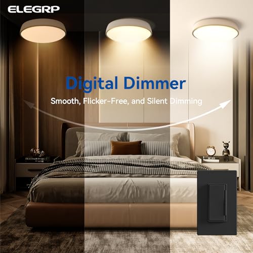 Dimmer Light Switch for 300W Dimmable LED (5 Count)