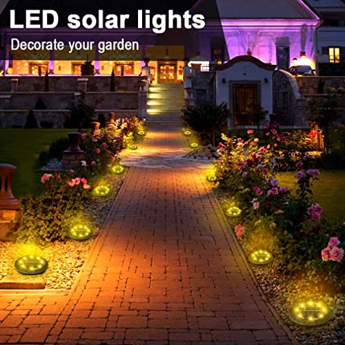 Solar Powered Ground lights 12 Pack (12 Count)