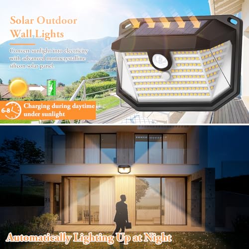 2 Pack Solar Outdoor Lights (2 Count)