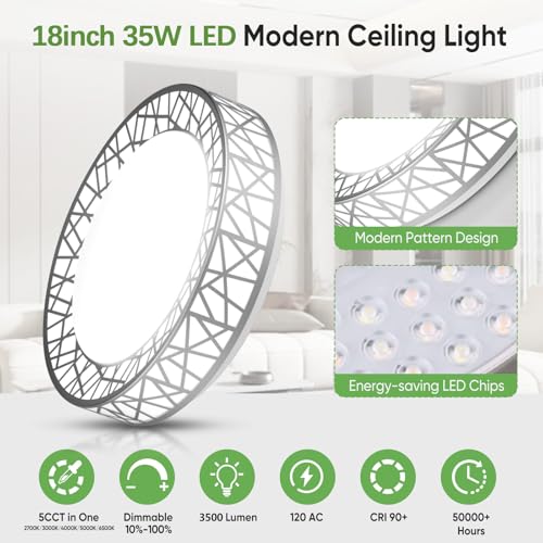 18 Inch Bird's Nest Flush Mount Ceiling Light