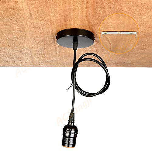 6 Packs 3.6 FT Pendant Light Kit for Edison Bulb