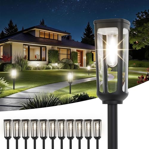 Solar Pathway Lights Outdoor Waterproof