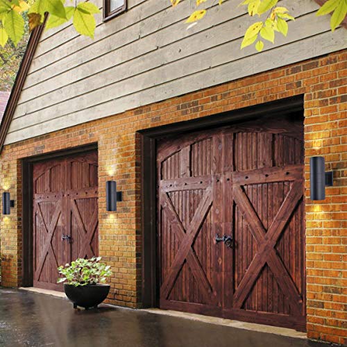12" Modern Outdoor Porch Light in 2 Lights