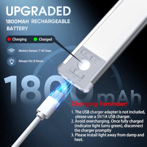 10inch Under Cabinet Lighting with 3 Color Temps (2 Count)